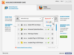 Auslogics Browser Care